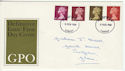1968-02-05 Definitive Stamps Cardiff FDC (61109)