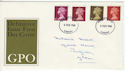 1968-02-05 Definitive Stamps Cardiff FDC (61110)