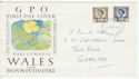 1968-09-04 Wales Definitive Stamps Newport FDC (61128)
