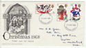 1968-11-25 Christmas Stamps Windsor FDC (61162)