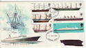 1969-01-15 British Ships Stamps Fareham FDC (61187)