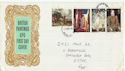 1968-08-12 British Paintings Stamps Exeter FDC (61233)