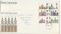 1969-05-28 Cathedrals Stamps Cardiff FDC (61237)