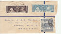 Aden 1937 Coronation Stamps Used on Piece (61265)