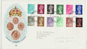 1971-02-15 Definitive Stamps Salisbury FDC (61409)
