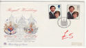 1981-07-22 Royal Wedding Stamps London FDC (61421)