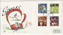 1980-10-10 Sport Stamps Crystal Palace FDC (61432)