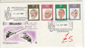 1980-09-10 British Conductors Stamps London SW7 FDC (61444)