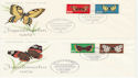 Germany 1962 Butterflies Stamps x2 FDC (61465)
