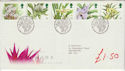 1993-03-16 Orchids Stamps Bureau FDC (61498)