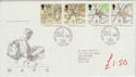 1991-09-17 Maps Stamps Southampton FDC (61511)