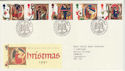 1991-11-12 Christmas Stamps Bureau FDC (61897)