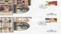1999-11-02 Christmas Stamps Canterbury x4 FDC (61977)