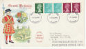 1971-02-15 Coil Stamps Glasgow FDC (62004)