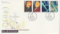 1991-03-05 Scientific Achievements Stamps London SW FDC (62102)