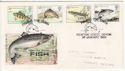 1983-01-26 Fish Stamps Newton Abbot FDC (62103)