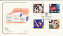 1991-06-11 Sport Stamps Cardiff Arms Park FDC (62122)