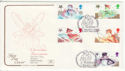 1985-11-19 Christmas Stamps Nottingham FDC (62210)
