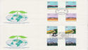 1983-03-09 Commonwealth Day Gutters x2 SHS FDC (62299)