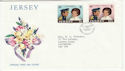 1973-11-14 Jersey Royal Wedding Stamps FDC (62354)