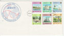 1980-10-01 Jersey Geographical Society Stamps FDC (62401)