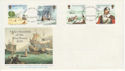 1986-05-22 IOM Myles Standish Mayflower Stamps FDC (62426)