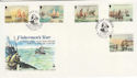 1981-02-24 IOM Fishermens Year Stamps FDC (62437)