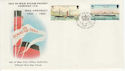 1982-10-05 IOM Steam Packet Ship Stamps FDC (62438)