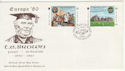 1980-05-06 IOM Europa T E Brown Stamps FDC (62477)
