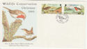 1980-09-29 IOM Christmas Wildlife Stamps FDC (62479)