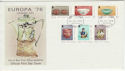 1976-07-28 Europa Ceramic Art Stamps FDC (62483)