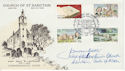 1975-10-29 IOM Church of St Sanctain Signed FDC (62490)