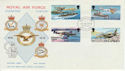 1978-02-28 IOM RAF Diamond Jubilee Stamps FDC (62500)