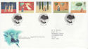 1996-10-28 Christmas Stamps Bureau FDC (62524)