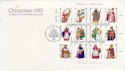 1985-11-19 Guernsey Christmas Stamps M/S FDC (62642)