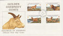 1980-08-05 Guernsey Goats Stamps Herm cds FDC (62665)