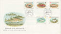 1985-01-22 Guernsey Fish Stamps FDC (62692)