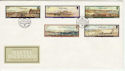1985-11-19 Guernsey Naftel Paintings Stamps FDC (62703)