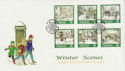 2000-10-19 Guernsey Winter Scenes Stamps FDC (62828)