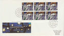 1992-11-10 Christmas Bklt Stamps Pangbourne FDC (62993)