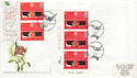 1995-10-30 Christmas Stamps Doubled with LS2 FDC (63008)