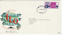 1969-04-02 ILO Anniversaries Stamp Bristol FDC (63169)