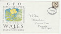 1968-09-04 Wales Definitive Stamp Newport FDC (63211)