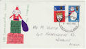 1966-12-01 Christmas Stamps London FDC (63219)