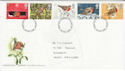 1995-10-30 Christmas Robins Stamps Darlington FDC (63250)