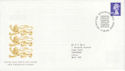 1995-08-22 Â£1 Definitive Stamp Bureau FDC (63265)
