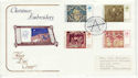1976-11-24 Chritmas Embroidery Stamps Bethlehem FDC (63313)