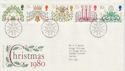 1980-11-19 Christmas Stamps Bureau FDC (63343)