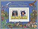 1986 Montserrat Queen Mother Revalued S/S MNH (6336)