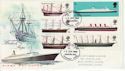 1969-01-15 British Ships Stamps Romford FDC (63665)